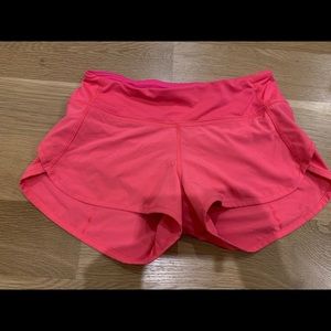Bright Pink Lululemon Shorts